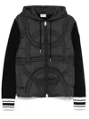 Moncler Panelled Jacket In Black