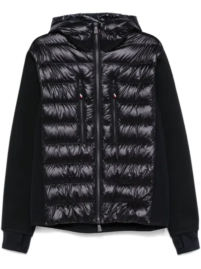 Moncler Panelled Jacket In Black