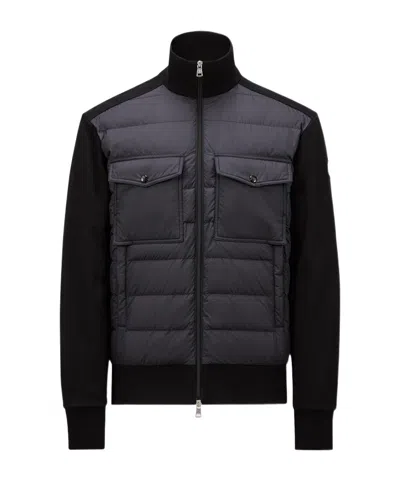 MONCLER MONCLER PANELLED ZIP-UP PADDED JACKET