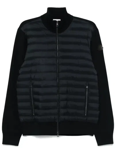 Moncler Panelled Jacket In Blue