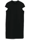 Moncler Panelled Mini Dress In Black