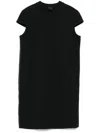 Moncler Panelled Mini Dress In Black