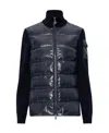 Moncler Navy Virgin Wool Jacket In Blue