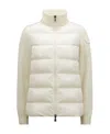 Moncler Padded Wool Cardigan, Women, White, Size: L In White