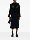 Moncler Wool-blend Boucle Down Jacket