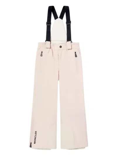 Moncler Panelled Ski Jumpsuit In Neutral