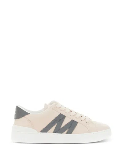 Moncler Panelled Sneakers In Neutrals