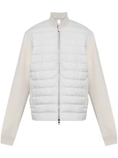 MONCLER PANELLED CARDIGAN