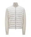 Moncler Bi-material Jacket In White
