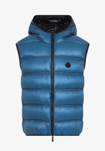 Moncler Panestrel Quilted Down Vest In Multi