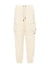Moncler Detachable-leg Cargo Pants In Beige