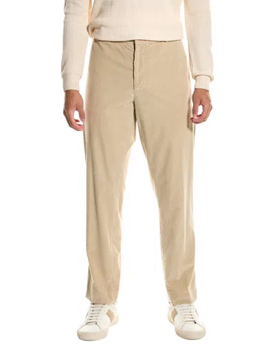 Moncler Corduroy Straight-leg Trousers In Brown