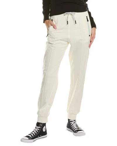 Moncler Cotton Drawstring Joggers In White