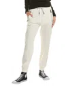 Moncler Drawstring-waist Cotton Track Pants In White