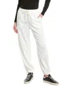 Moncler Sweatpants With Crystal Patch In White