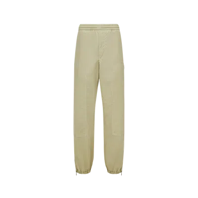 Moncler Pantalon De Survêtement À Logo Brodé In Brown