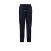 Moncler Pantalon De Survêtement En Coton À Empiècement Logo In Blue