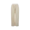Moncler Fleece Track Pants In White