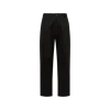 Moncler Cotton Trousers With Back Pockets And Belt Loops In Black