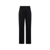 Moncler Wool Gabardine Tailored Pants Blue In Blue