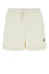 Moncler Ivory Tweed Shorts