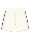 Moncler Knitted-trim Track Shorts