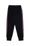 Moncler Joggers With Contrast Bands In Navy