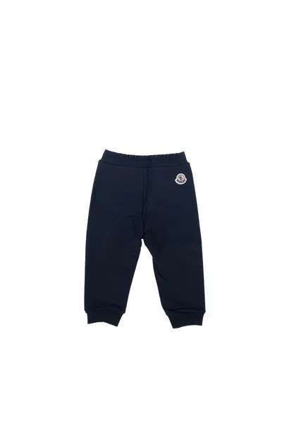 Moncler Kids' Pantaloni In Blue