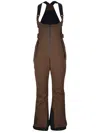 Moncler Padded Ski Jumpsuit In Brown