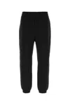Moncler Comfortable Cotton Joggers Featuring Side Pockets In Black
