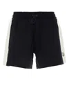 Moncler Relaxed Fit Jersey Shorts In Black