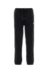 Moncler Shell-trimmed Cotton-jersey Track Pants In Black