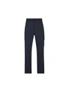 Moncler Drawstring Gabardine Jogging Pants In Blue