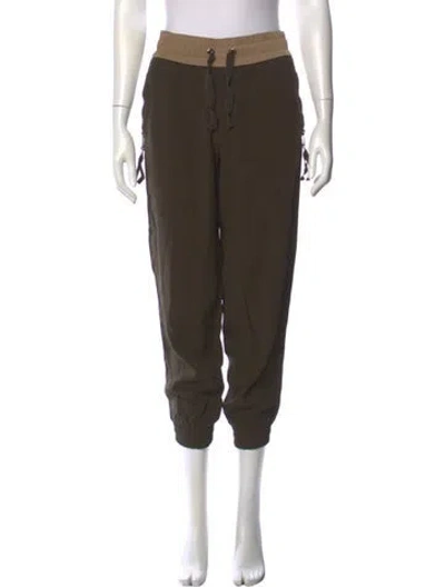 Pre-owned Moncler Pants In Green