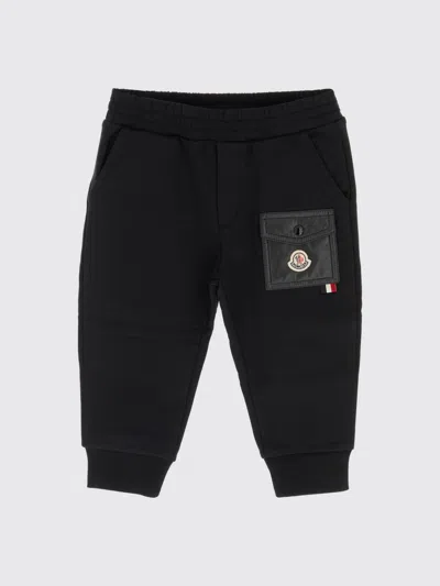 Moncler Pants Kids Color Black