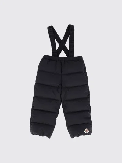 Moncler Babies'  Pants Kids Color Blue In Black