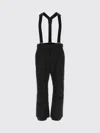 Moncler Adjustable Strap Nylon Technical Pants In Black