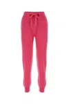 Moncler Fuchsia Wool Joggers In Pink