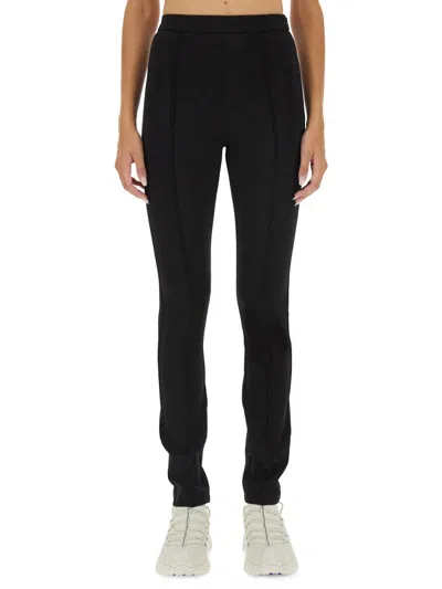 Moncler Pants With Logo In Black