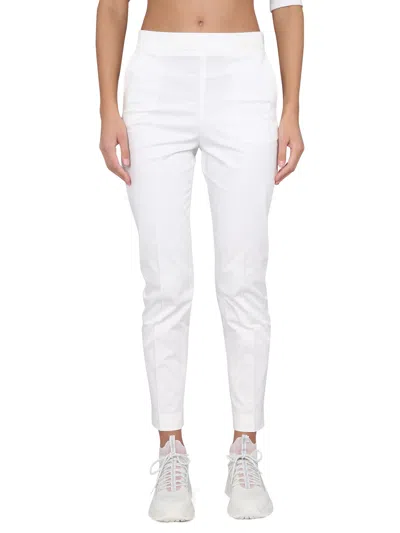 Moncler Pants With Logo In White