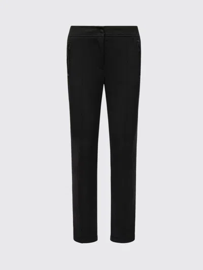 Moncler Grenoble Mid Rise Twill Ski Trousers In Black