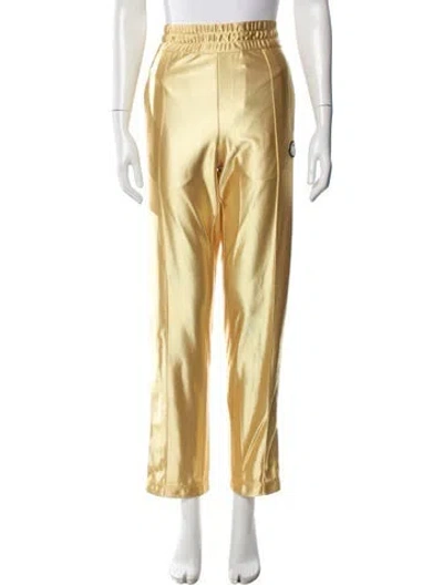 Pre-owned Moncler Pants In Yellow