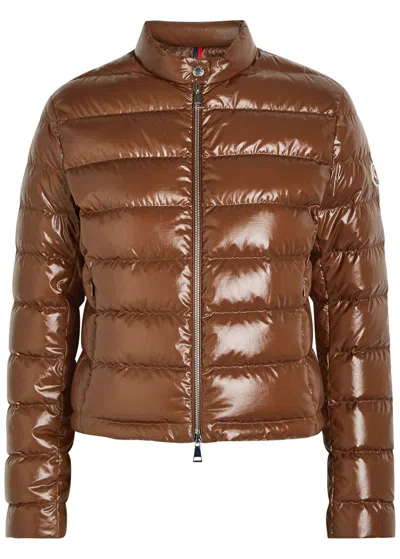 MONCLER MONCLER PAPILLON PADDED GLOSSED SHELL JACKET