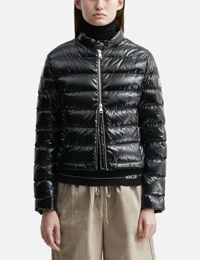 Moncler Papillon Short Down Jacket In Black