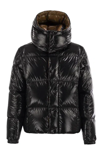MONCLER MONCLER PARANA - SHORT DOWN JACKET WITH HOOD