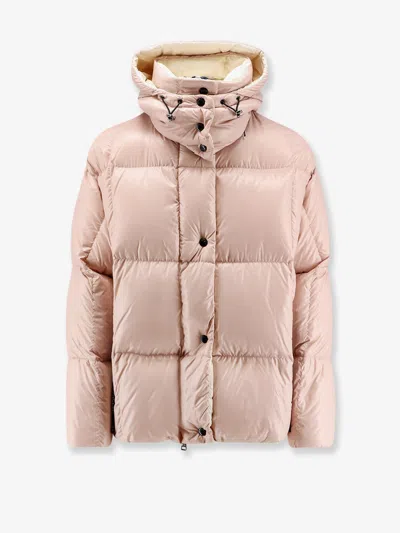 Moncler Parana Down Jacket With Contrasting Interior In Pink