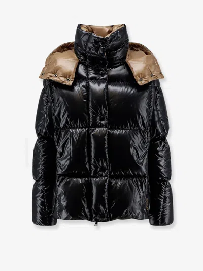 Moncler Parana Down Jacket With Contrasting Lining In Black