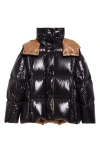 Moncler Parana Down Jacket With Removable Hood In Black
