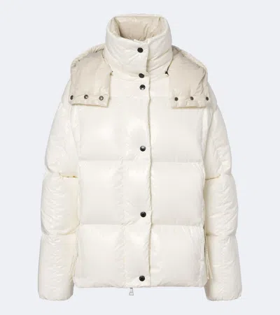 Moncler Parana Hooded Padded-down Jacket In White