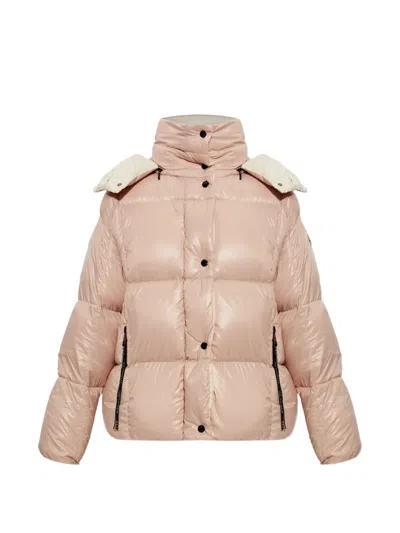 Moncler Parana Hooded Puffer Jacket In Pink